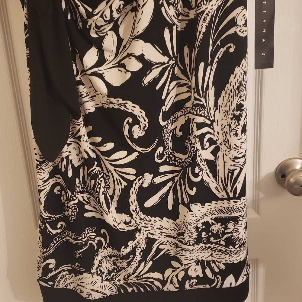 NWT Black & white dress sz 20W - Picture 5 of 9
